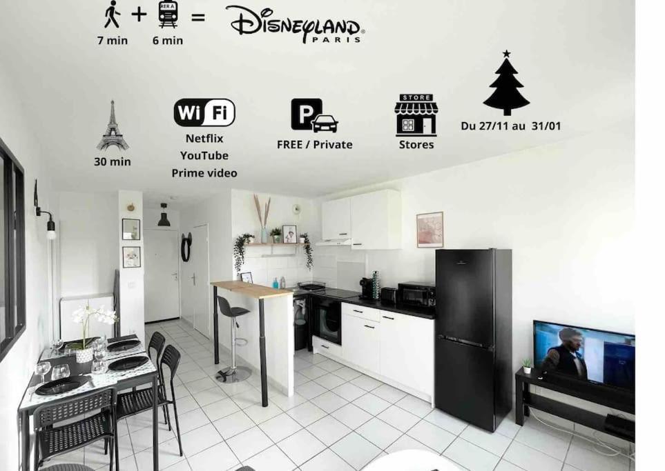 Mickey'S House - Apartments 4 Persons - 10 Min Disneyland Paris Bussy-Saint-Georges Kültér fotó