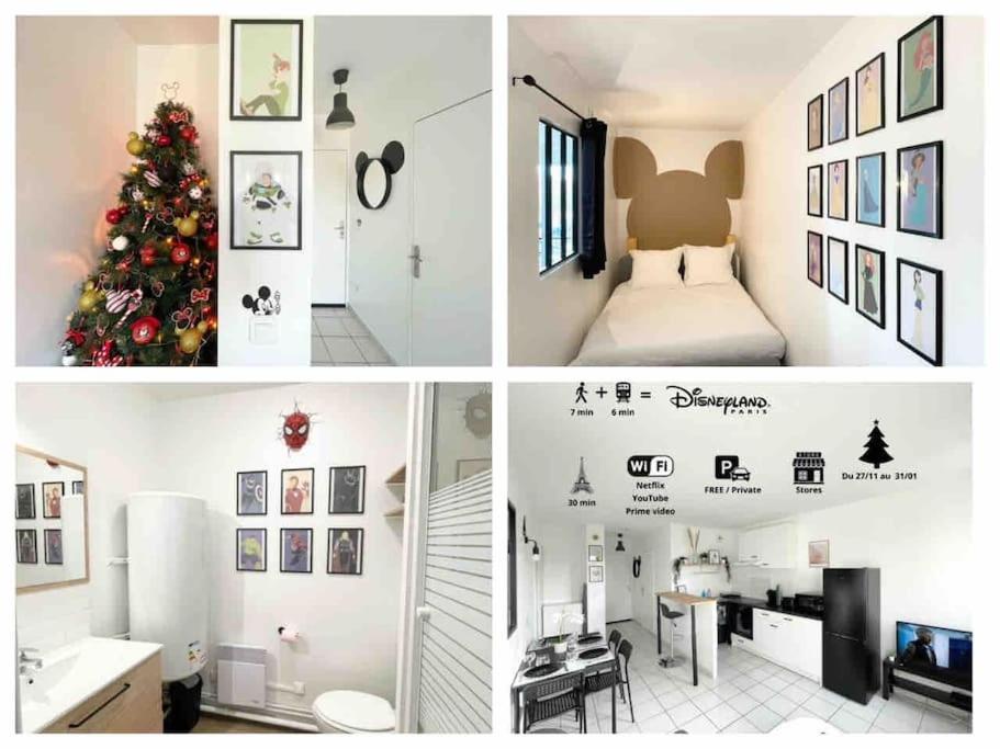 Mickey'S House - Apartments 4 Persons - 10 Min Disneyland Paris Bussy-Saint-Georges Kültér fotó